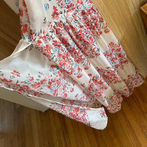 Intermix Floral Silk Dress - Picture 7 of 7